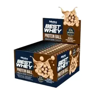 Best Whey Protein Ball · Display 12 un 50g · Dulce de Leche Premium