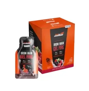 Iron Man Gel Fire · Display 10un · 30g - Acai com Guarana