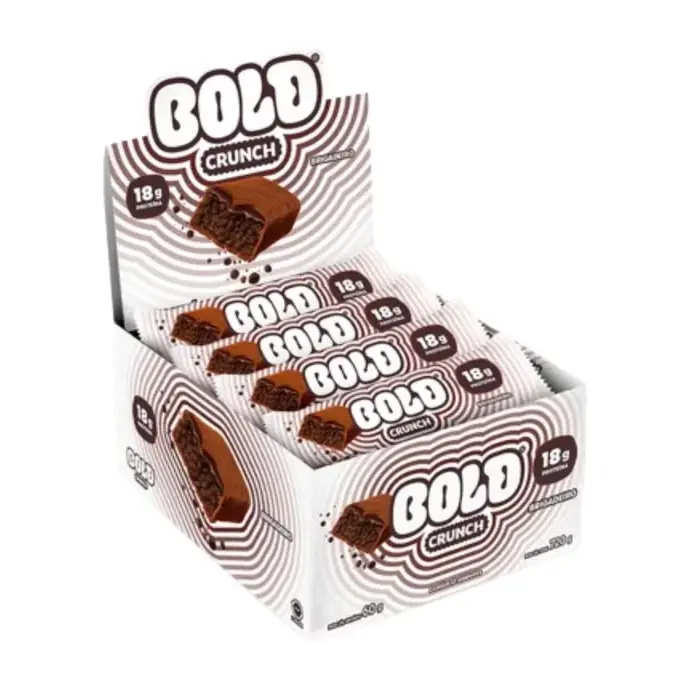 Bold Crunch · Display 12 un 60g · Brigadeiro