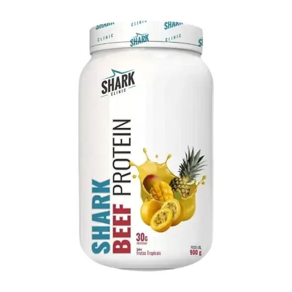 Whey Beef Protein · Pote 900g · Frutas Tropicais