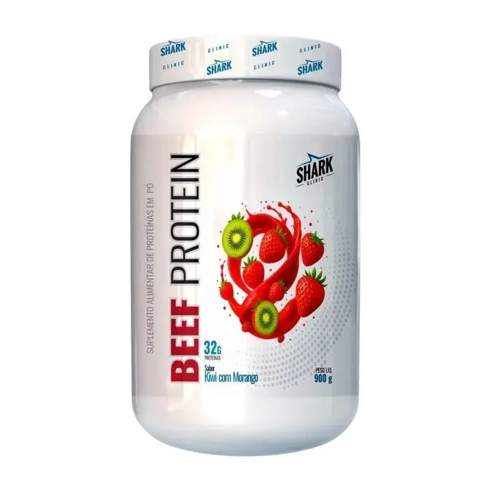 Whey Beef Protein · Pote 900g · Morango Kiwi