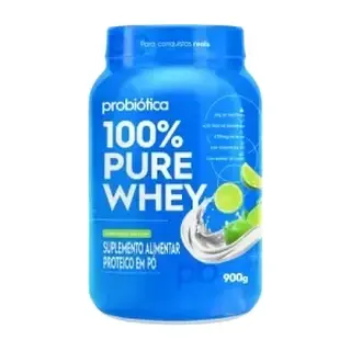 100% Pure Whey · Pote 900g · Iogurte com Limão