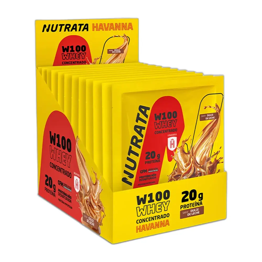 W100 Whey Havanna - Display 12 Sachês