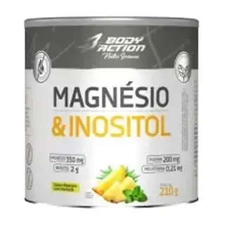 Magnesio & Inositol · Pote 210g · Abacaxi com Hortelã