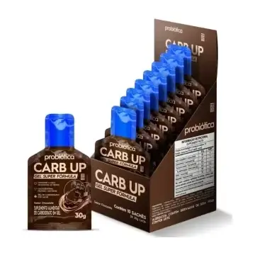 Carb Up Gel Super Formula - Display 10 Sachês · 30g · Chocolate