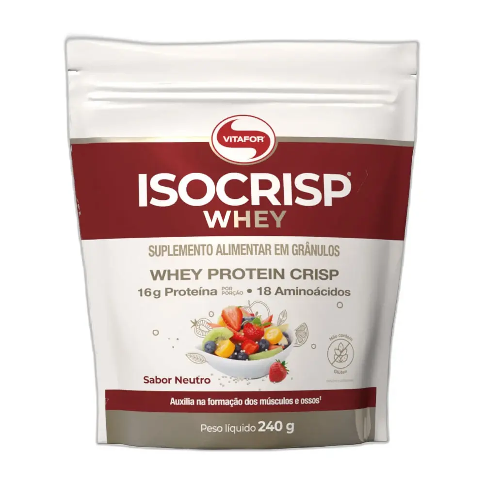 Isocrisp Whey - Pote Neutro Pouch