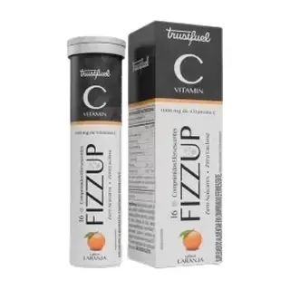 Fizzup Vitamin C 16 Comp Efervescentes · 16 caps · Laranja