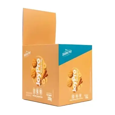 Whey Protein Joypro - Display 10 Sachês · 33g · Cookies de Banana com Canela
