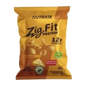 Salgadinho Proteico Zig Fit · 40g · Dois Queijos