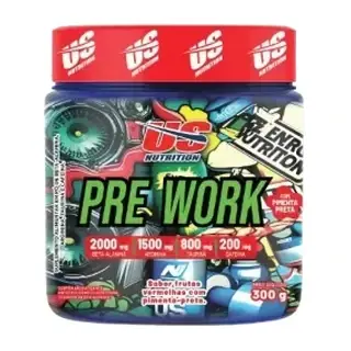 Pre Work · Pote 300g · Frutas Vermelhas