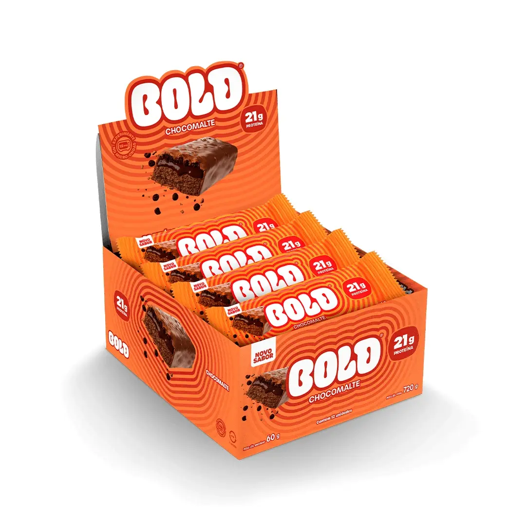 Bold Bar · Display 12un · 60g - Chocomalte