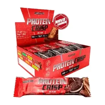 Protein Crisp Bar · Display 12 un 45g · Cookies and Cream