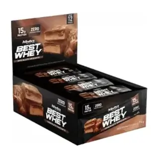 Best Whey Bar 15g Protein · Display 12 un 62g · Crocante de Caramelo