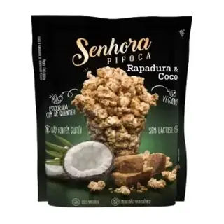 Pipoca Artesanal · 90g · Rapadura e Coco