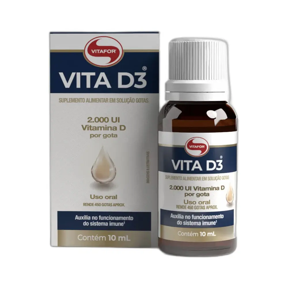 Vitamina D3 em Gotas 2.000ui