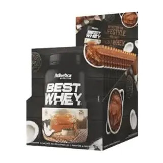 Best Whey · Display 15 sachês 35g · Dulce de Leche Premium