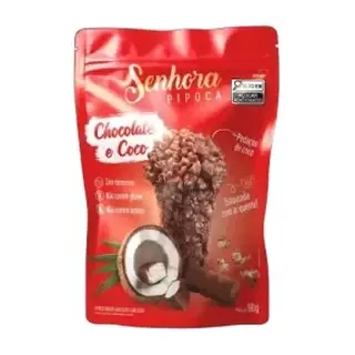 Pipoca Artesanal · 90g · Chocolate & Coco