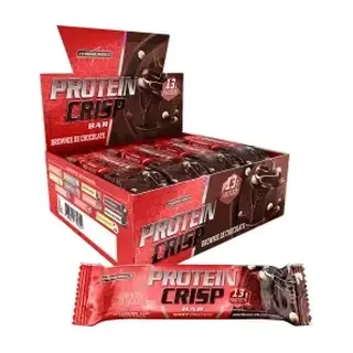 Protein Crisp Bar · Display 12 un 45g · Brownie de Chocolate