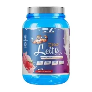 Whey Zero Leite · Pote 900g · Sorvete de Morango