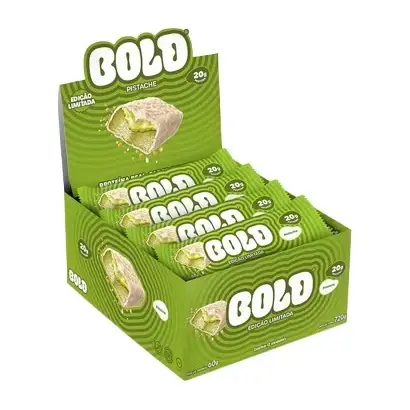 Bold Bar · Display 12 un 60g · Pistache