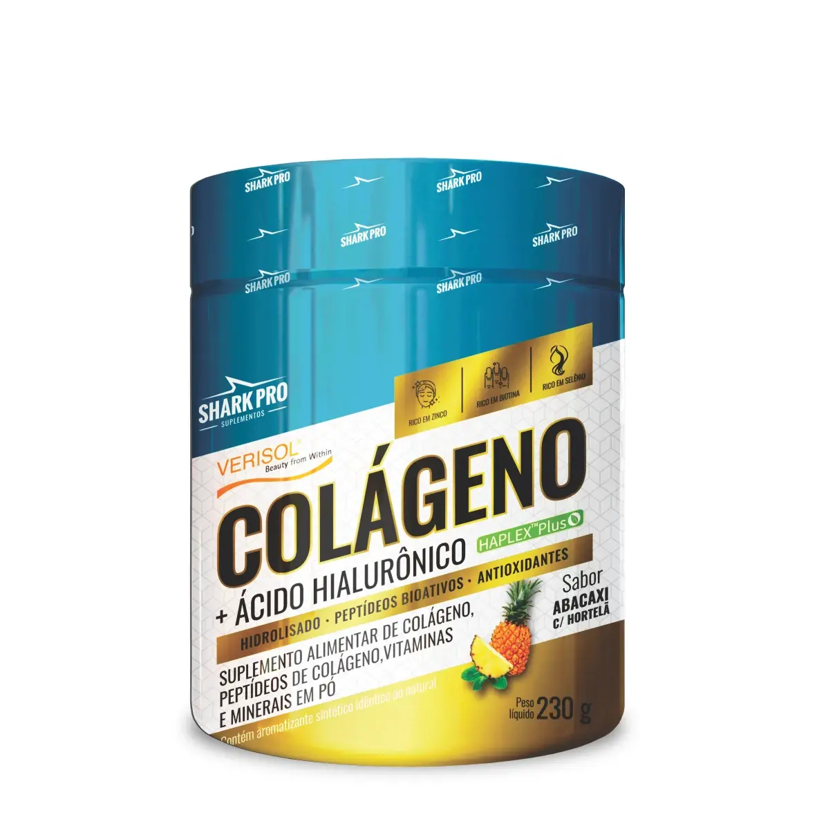 Colageno · Pote 230g · Abacaxi com Hortela