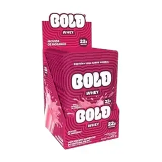 Bold Whey · Display 10 un 30g · Mousse de Morango