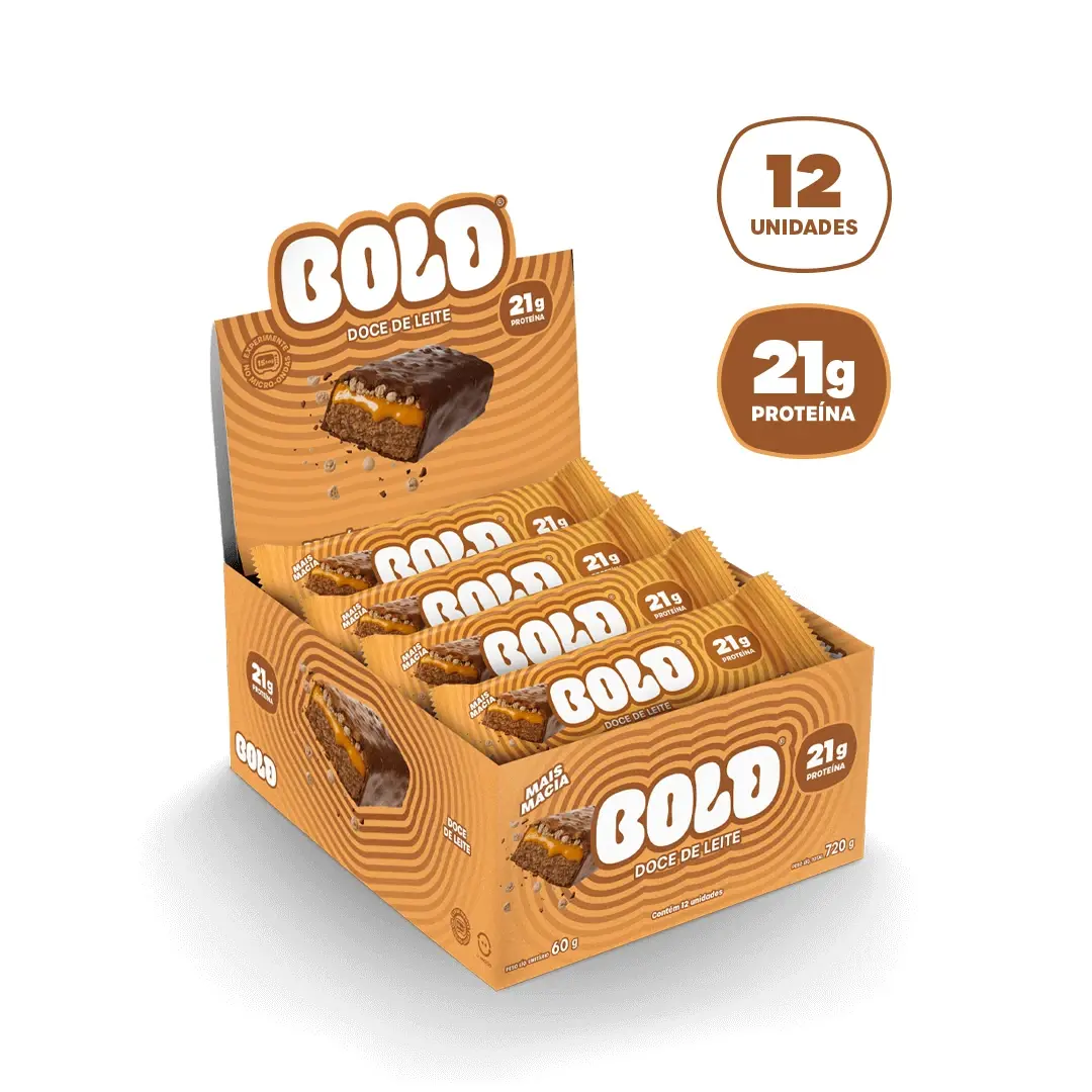 Bold Bar · Display 12un · 40g - Doce de Leite