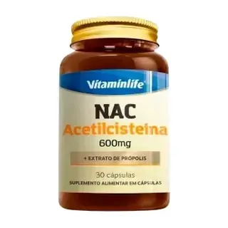 NAC Acetilcisteina + Propolis 30 Caps Vitaminlife
