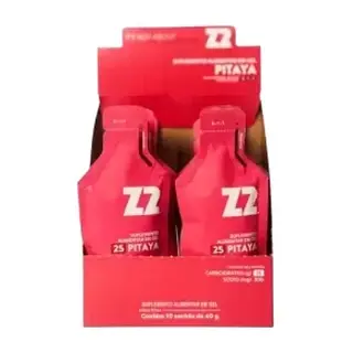 Gel Energetico Z2 · Display 10 un 25g · Pitaya