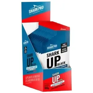 Carb Shark Up Gel · Display 10 Sachês · 30g - Morango