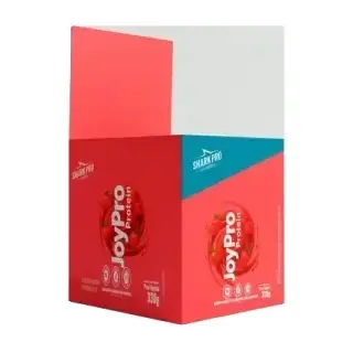 Whey Protein Joypro - Display 10 Sachês · 33g · Iogurte Morango com Framboesa