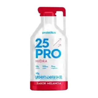 Gel 25pro Hidra - Display 10 Sachês · 25g · Melancia
