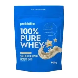 100% Pure Whey · Refil 900g · Baunilha