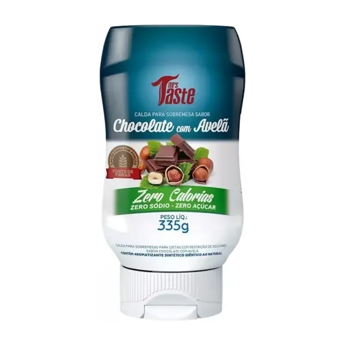 Calda para Sobremesa - Zero · 335g · Chocolate com Avela