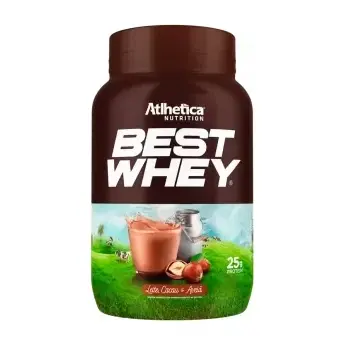 Best Whey · Pote 900g · Leite, Cacau e Avelã
