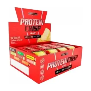 Protein Crisp Bar · Display 12 un 45g · Leite Ninho com Creme de Avela