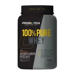 100% Pure Whey · Pote 900g · Chocolate