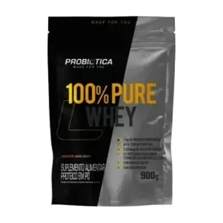 100% Pure Whey · Refil 900g · Iogurte com Coco